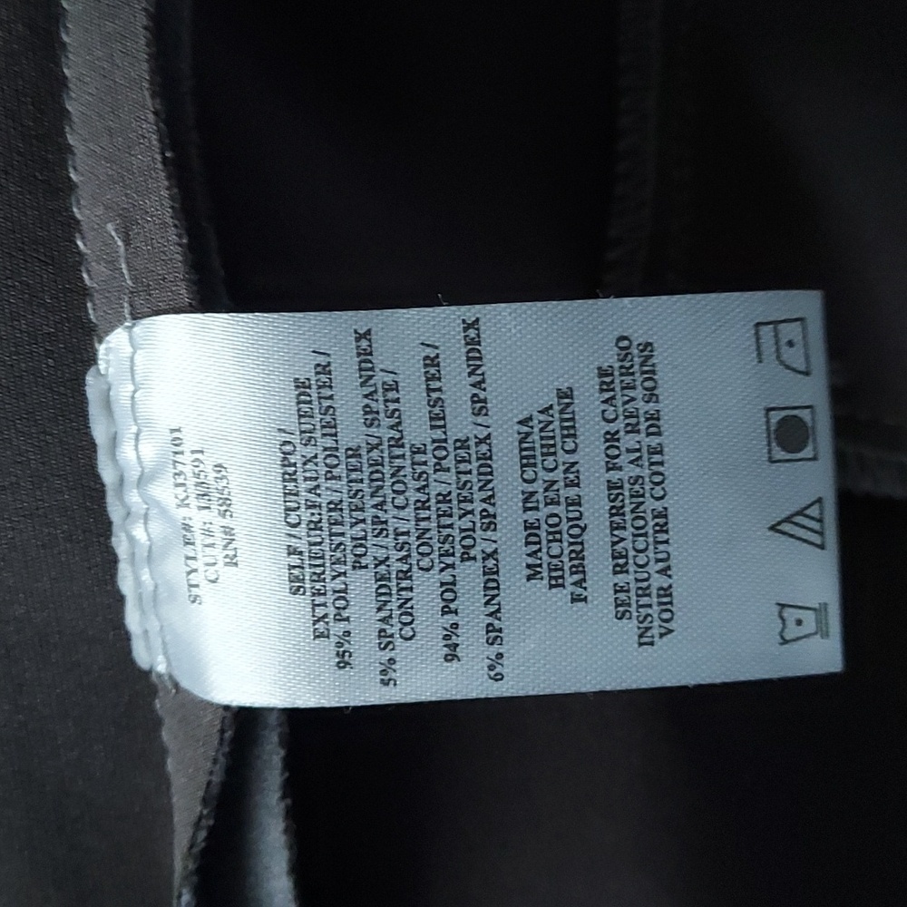 KUT From The Kloth Jacee Open Faux Suede Moto Jacket Sz L - Picture 11 of 11